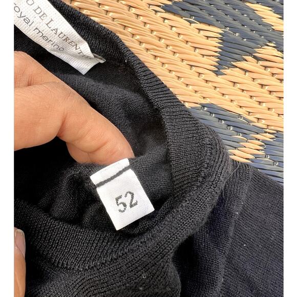 Filippo De Laurentiis | Men's 100% Lana Merino Wool Italian Crewneck Size Large - Picture 8 of 8